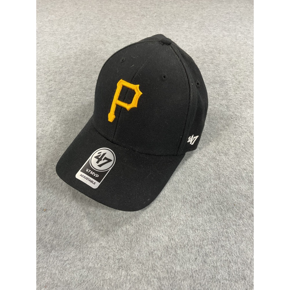 47 Brand Pittsburgh Pirates 1960 World Series Patch Hat Black MVP Snapback Cap